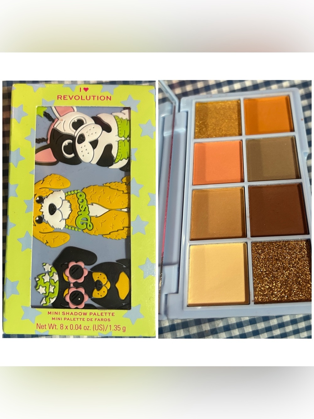 Revolution Mini Eyeshadow Palette - Disco Dogs